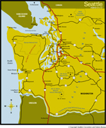 Western Washington map